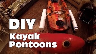 Kayak Giveaway Build Part 5 Adding Pontoons [upl. by Lovett]