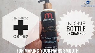 Man Arden ShampooConditioner For Problem Of Rough amp Round Hairs By Tech True Friends In Hindi [upl. by Stacey126]