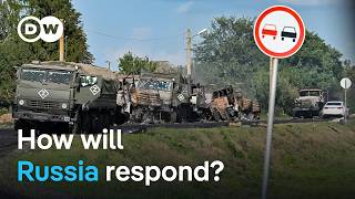 Russia begins mass evacuation as Ukraine troops advance  DW News [upl. by Jahdal561]