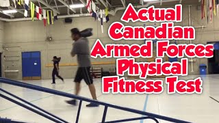 Canadian Armed Forces Physical Fitness Test [upl. by Ellerehs]