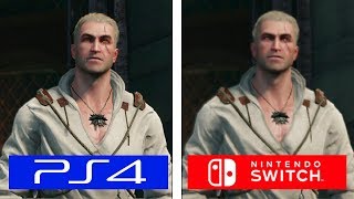 The Witcher III  PS4 vs Switch  Graphics amp FPS Comparison [upl. by Llezo]