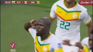 koulibaly goal vs Ecuador 12 Senegal [upl. by Shedd]