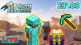 Diamond Tools and Enchantment Table  RLCraft Dregora LIVE Hindi  EP03 [upl. by Wehner]