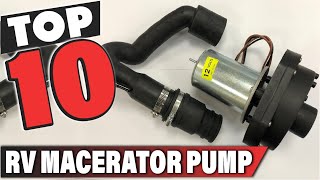 Best RV Macerator Pump In 2024  Top 10 RV Macerator Pumps Review [upl. by Ilwain694]