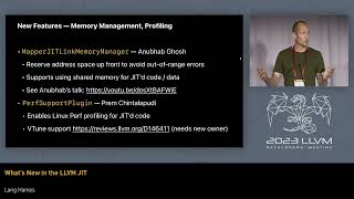 2023 LLVM Dev Mtg  What’s New in the LLVM JIT [upl. by Akerue]