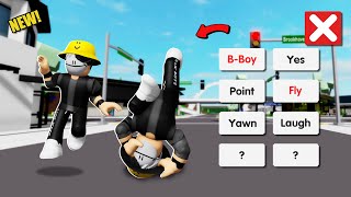 NEW All SECRET EMOTES Di Brookhaven RP  Roblox [upl. by Annaihs]