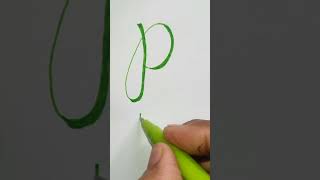 Easy😲No😲 Learn Faux calligraphy with us PaintTheFont shorts ytshorts calligraphy viral [upl. by Atnek]