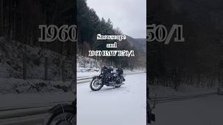 Snowscape and 1960 BMW R501 BMWR50 BMWMotorrad ENDURISTAN [upl. by Nwahsyd]