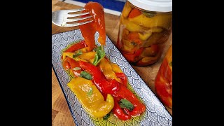 Peperoni sottolio peppers peperoni homemade [upl. by Fabiano614]