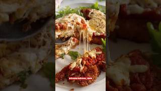 Chicken Parmigiana chicken crispy yumyum cooking villagefood fypシ゚viral short [upl. by Atival]