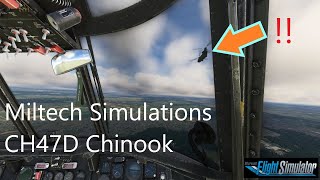 Miltech Chinook CH47D  Microsoft Flight Simulator [upl. by Lurlene]