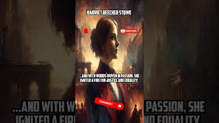 Harriet Beecher Stowe shorts shortvideo history activism literature equality [upl. by Eelana542]