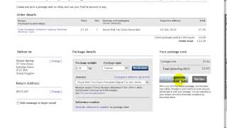 How To Print A Postage Label On eBaywmv [upl. by Auerbach400]