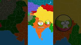 India making Akhand Bharat  Countries in a nutshell  india countryballs shorts [upl. by Darn]