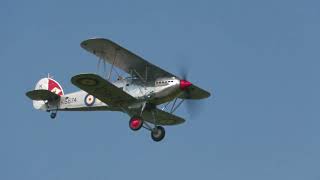 Hawker Fury Shuttleworth Airshow May 2024 [upl. by Noffihc]