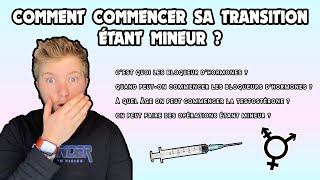 Comment commencer sa transition étant mineur  Bloqueur dhormones amp testostérone trans français [upl. by Akeimahs]