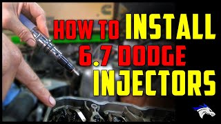 How To Install Fuel Injectors on a Dodge Cummins 67L  DDP 15 Over Injectors dodge cummins fyp [upl. by Brittani622]