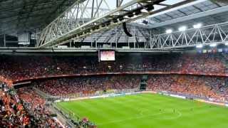 Nederland 2  Turkije 0 Turkse Supporters tijdens Viva Hollandia HD 07092012 [upl. by Hayikaz]