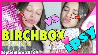 INYECCIONES DE LABIOS CASERAS  BIRCHBOX VS IPSY Septiembre 2016 [upl. by Ahsiekal]