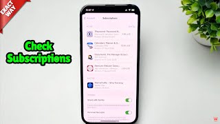 How To Check Subscriptions on iPhone [upl. by Sellig]