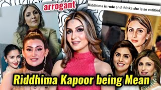 RIDDHIMA KAPOOR BEING INSECURE amp JEALOUS OF SHALINI PASSI [upl. by Nirahs602]