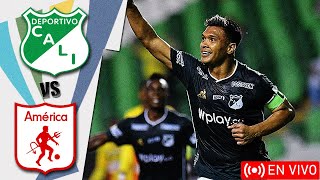 Deportivo Cali vs América de Cali en vivo  Apertura Colombia [upl. by Anilocin753]