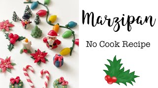 Christmas Marzipan Easy Marzipan No Cook Eggless Recipe  Cashew Marzipan  Christmas SweetsKuswar [upl. by Dylan]