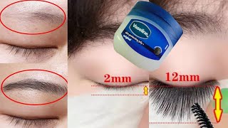 Vaseline help your eyebrows and eyelashes grow  Eyebrows and eyelashes magic serum at home [upl. by Adelbert240]