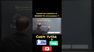 CONVERSION BENZENE TO METHYLBENZENE CLASS 12TH BOARD EXAM 12TH [upl. by Revert]