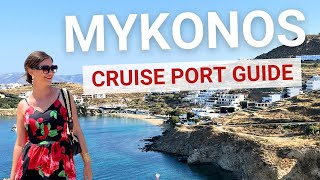 Mykonos Greece Cruise Port  Best Things to Do in Mykonos Town 4K [upl. by Scott]