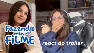 fazendo meu filme  react ao trailer [upl. by Cadal]