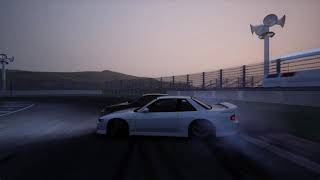 Ebisu Minami Tandem Drift  Assetto Corsa [upl. by Filipe]