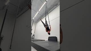 Aerial straps conditioning aerialstraps aerial straps silks aerialsilks excercise acrobatic [upl. by Neirbo848]