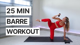 25MIN BARRE Workout Full Body [upl. by Willey376]