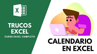 Como hacer un CALENDARIO en Excel 📅 [upl. by Chapen]