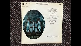 Organ Music at Bath Abbey played by Ernest Maynard [upl. by Yeltrab]