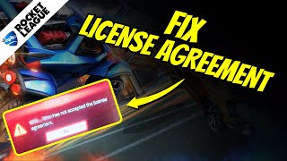 Rocket League How to Fix the License Agreement [upl. by Glen]