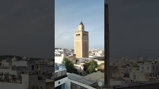 Minaret of the zaytouna mosquetunisia Minaret de la mosqué zaytouna مئذنة جامع زيتونة تونس [upl. by Elayne324]