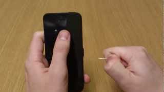 How to open iPhone SIM tray  iPhone 13 12 11 X 5 5S 6 6 Plus [upl. by Liborio]