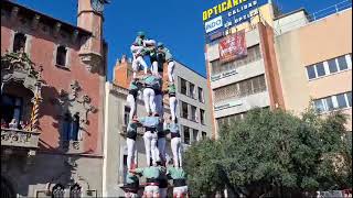 5de7 dels Castellers de Mollet a Granollers [upl. by Aikahs512]