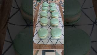 Macaron pistache recette Pistachio macaroons recipe [upl. by Ecissej]