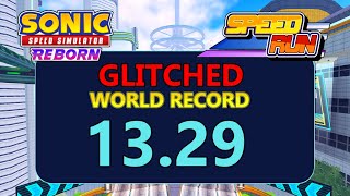 WORLD RECORD Sonic Speed Simulator Metal City Race 1329 Speedrun GLITCHED [upl. by Krystin80]