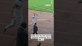 MOMEN CALVIN VERDONK RAYAKAN KEMENANGAN PERTAMANYA BERSAMA TIMNAS INDONESIA [upl. by Lashar977]