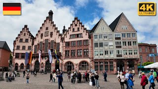 Frankfurt Full City Walk  🇩🇪 Germany [upl. by Burl254]