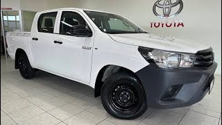 2022 Toyota Hilux 4x2 Workmate 27L Petrol Automatic Double Cab Dual Cab Glacier White [upl. by Ajet697]