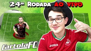 LIVE DICAS 24 RODADA  CARTOLA FC 2019 [upl. by Malachi]