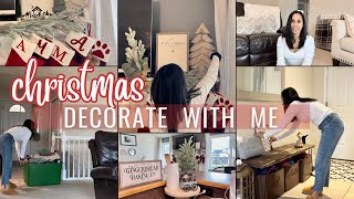 CHRISTMAS DECORATE WITH ME  CHRISTMAS INSPIRATION MOM TO 4 [upl. by Nailuj]