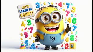 😃​🥰​Learn easy to count from 1 to 10 with the Minions🥰​😀​counting learning education minions [upl. by Dev30]