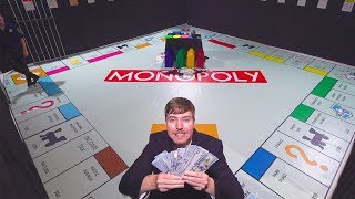 Giant Monopoly Game With Real Money [upl. by Innos]