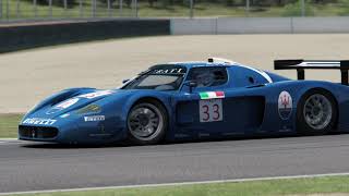 Maserati MC12 GT1 at Mugello in Assetto Corsa [upl. by Neleag]